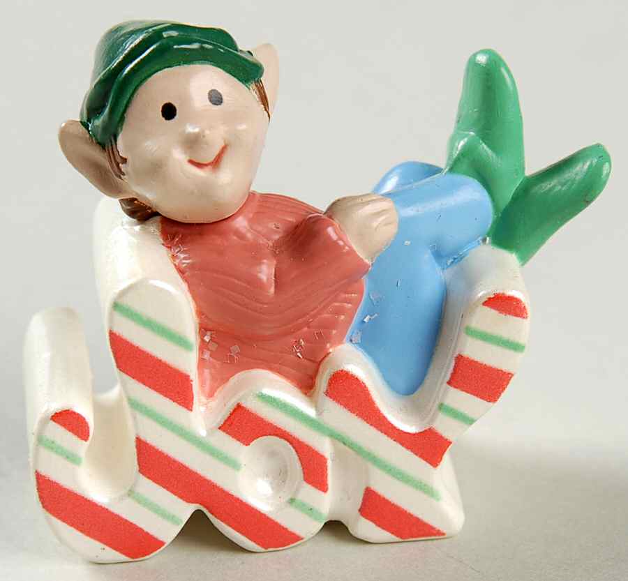 Merry Miniatures 1989 Joy Elf - Boxed by Hallmark Gold Crown-1