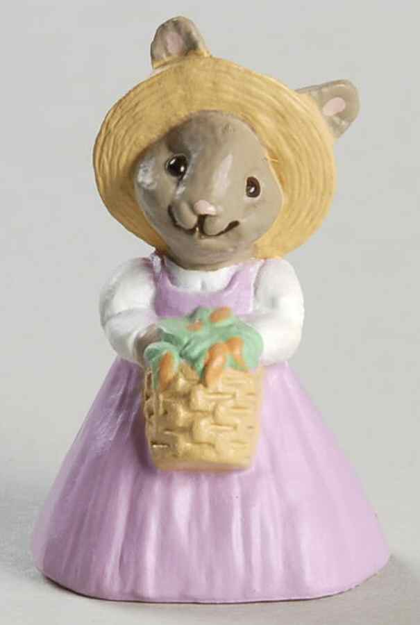 Merry Miniatures 1991 Mother Bunny - Boxed by Hallmark Gold Crown-1