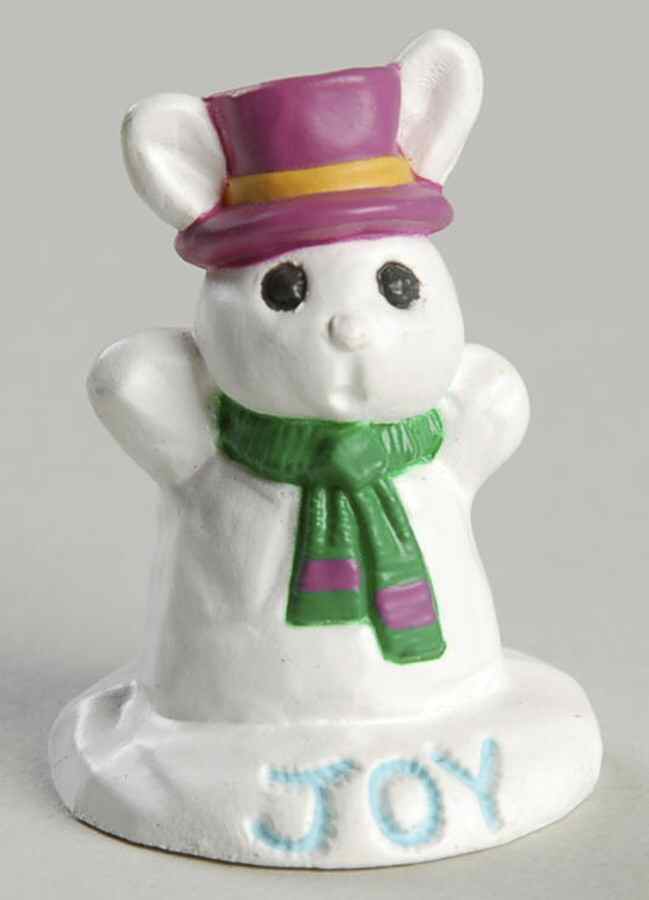Merry Miniatures 1991 Snow Bunny - Boxed by Hallmark Gold Crown-1