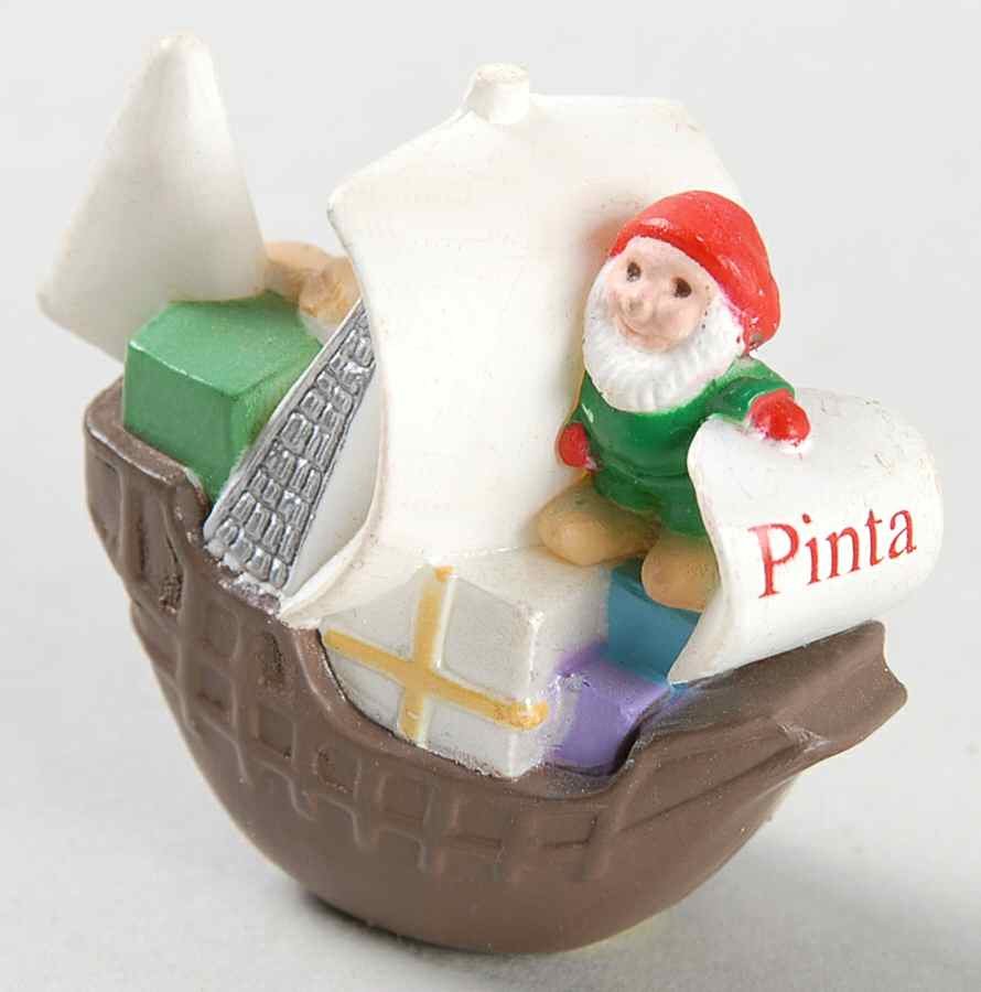Merry Miniatures 1992 Pinta - Boxed by Hallmark Gold Crown-1