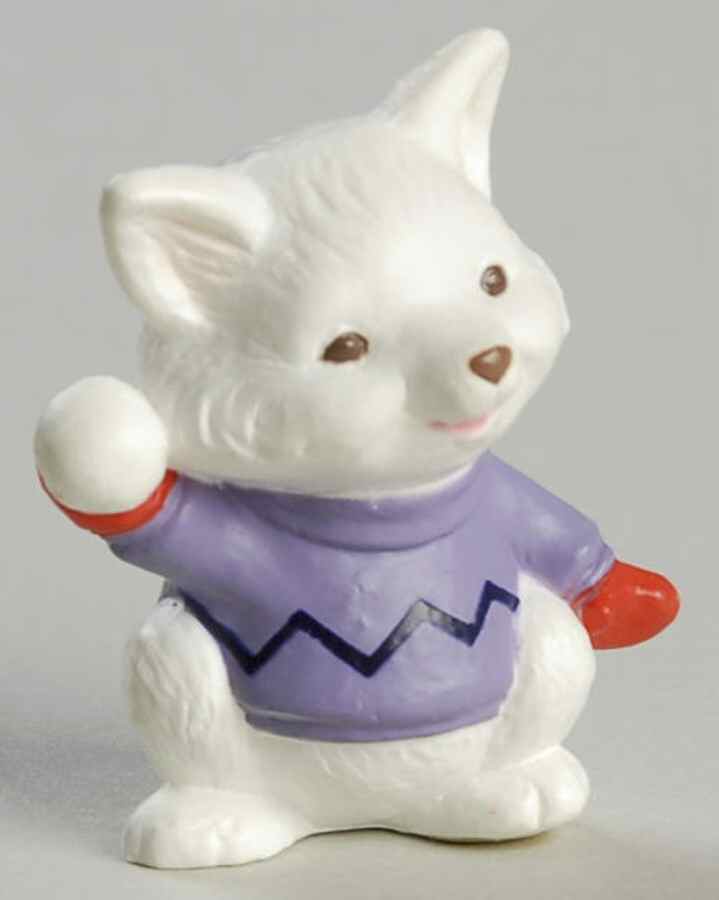 Merry Miniatures 1993 Arctic Fox - No Box by Hallmark Gold Crown-1