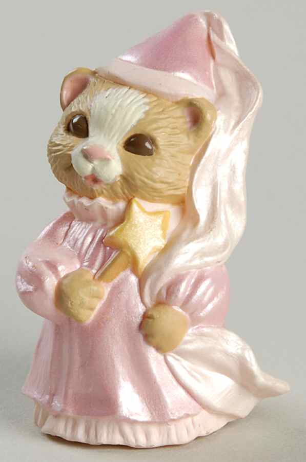 Merry Miniatures 1993 Cat Dressed As Princess - Boxed by Hallmark Gold Crown-1