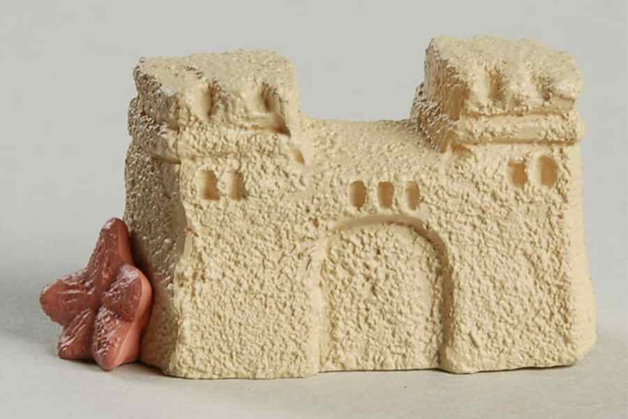 Merry Miniatures 1993 Sand Castle - Boxed by Hallmark Gold Crown-1