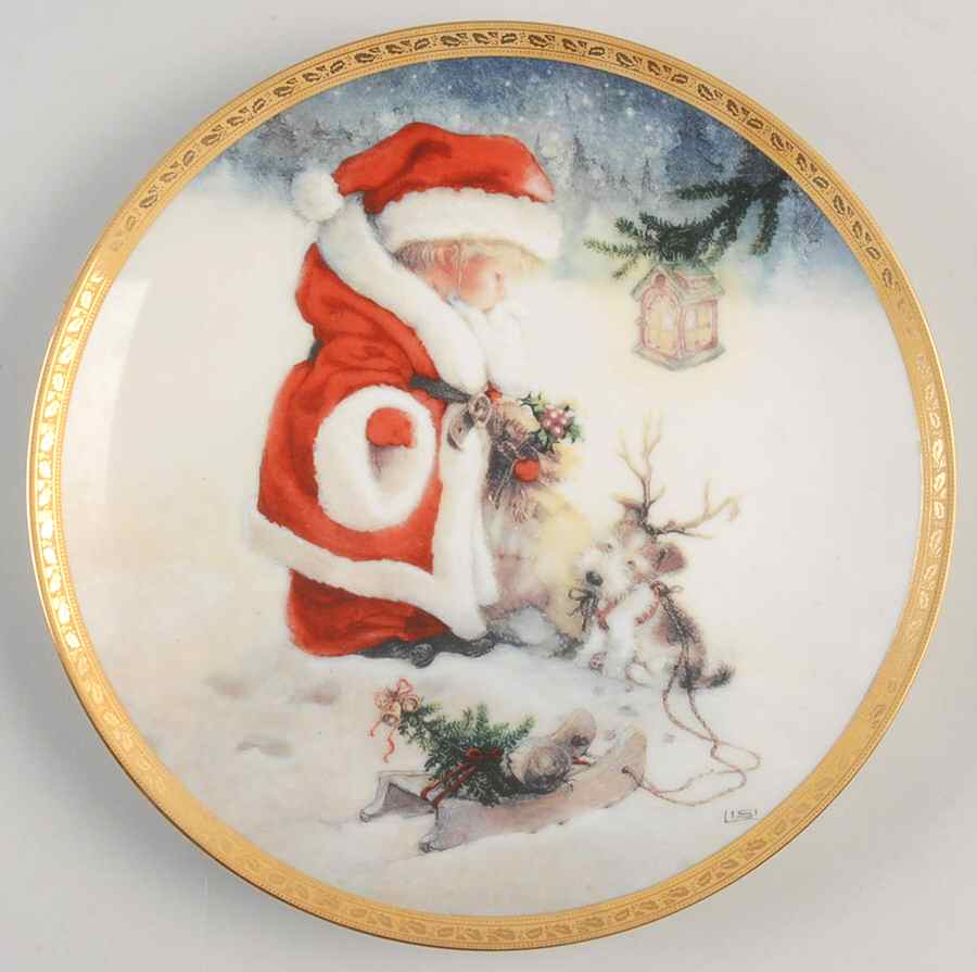A Lisi Martin Christmas Santa's Littest Reindeer - No Box by Hamilton Collection-1