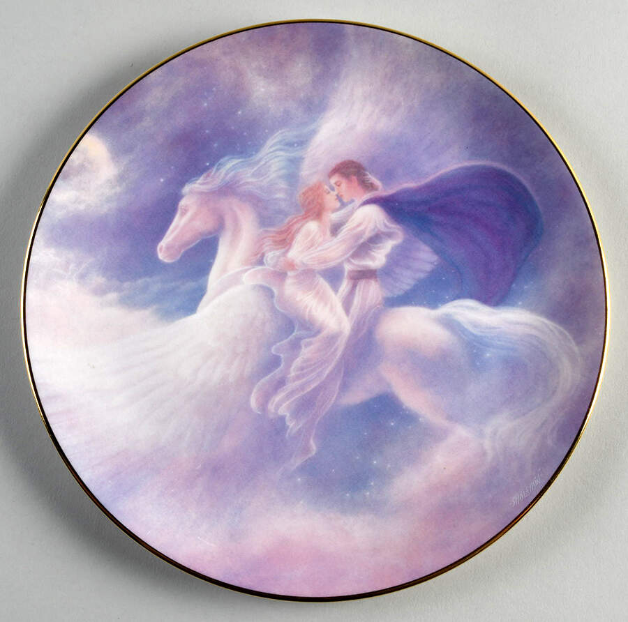 Magical World of Legends & Myths Flight Into Paradise - No Box by Hamilton Collection-1