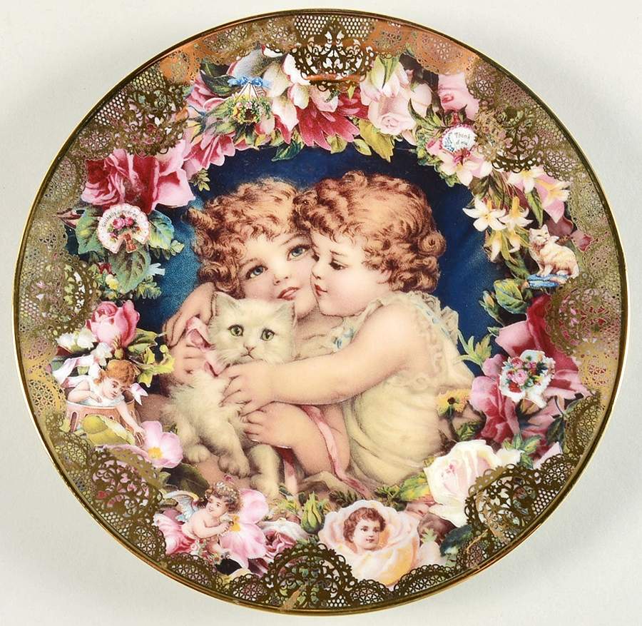 Romantic Victorian Keepsakes Precious Friends - No Box by Hamilton Collection-1