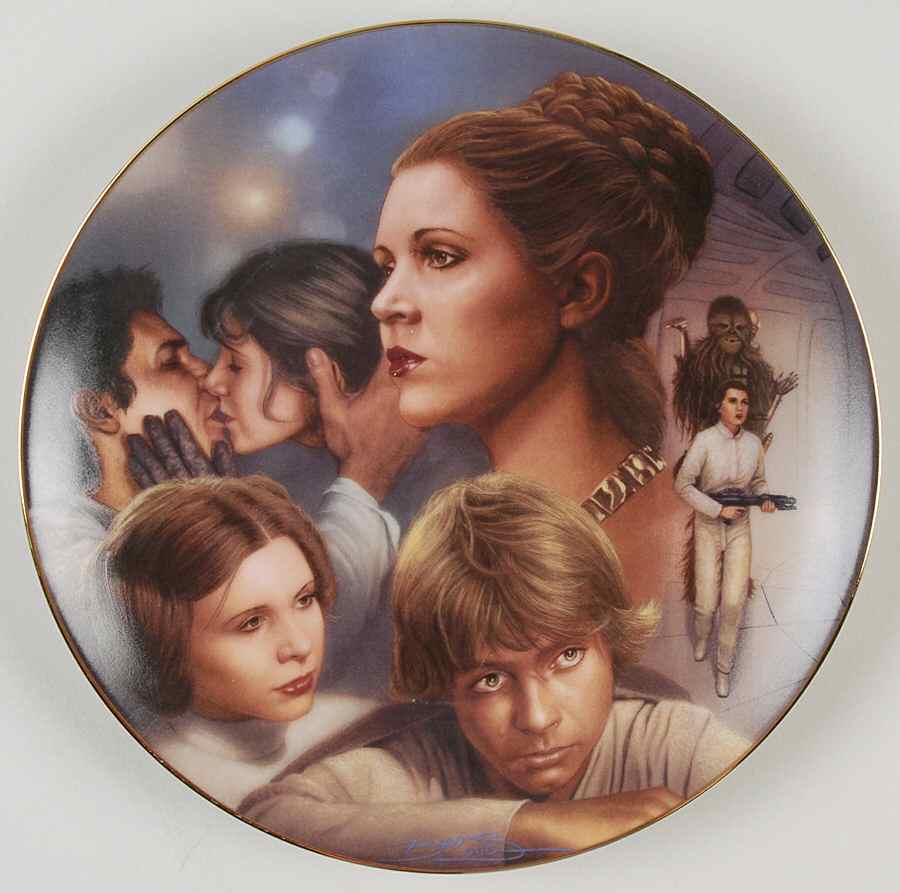 Star Wars Heros & Villains Princess Leia - No Box by Hamilton Collection-1
