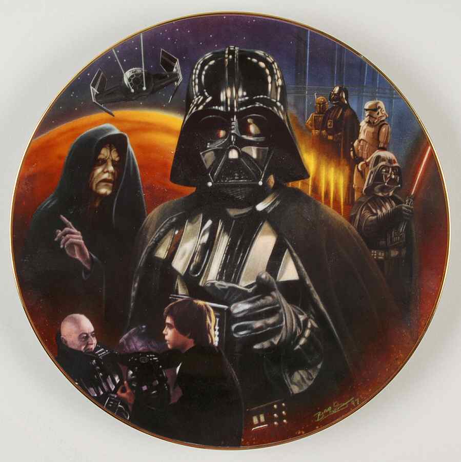 Star Wars Heros & Villains Darth Vader - No Box by Hamilton Collection-1
