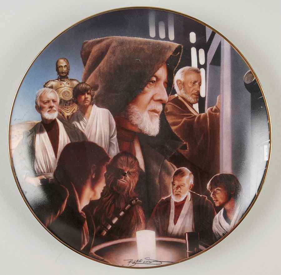 Star Wars Heros & Villains Obi-Wan Kenobi - No Box by Hamilton Collection-1