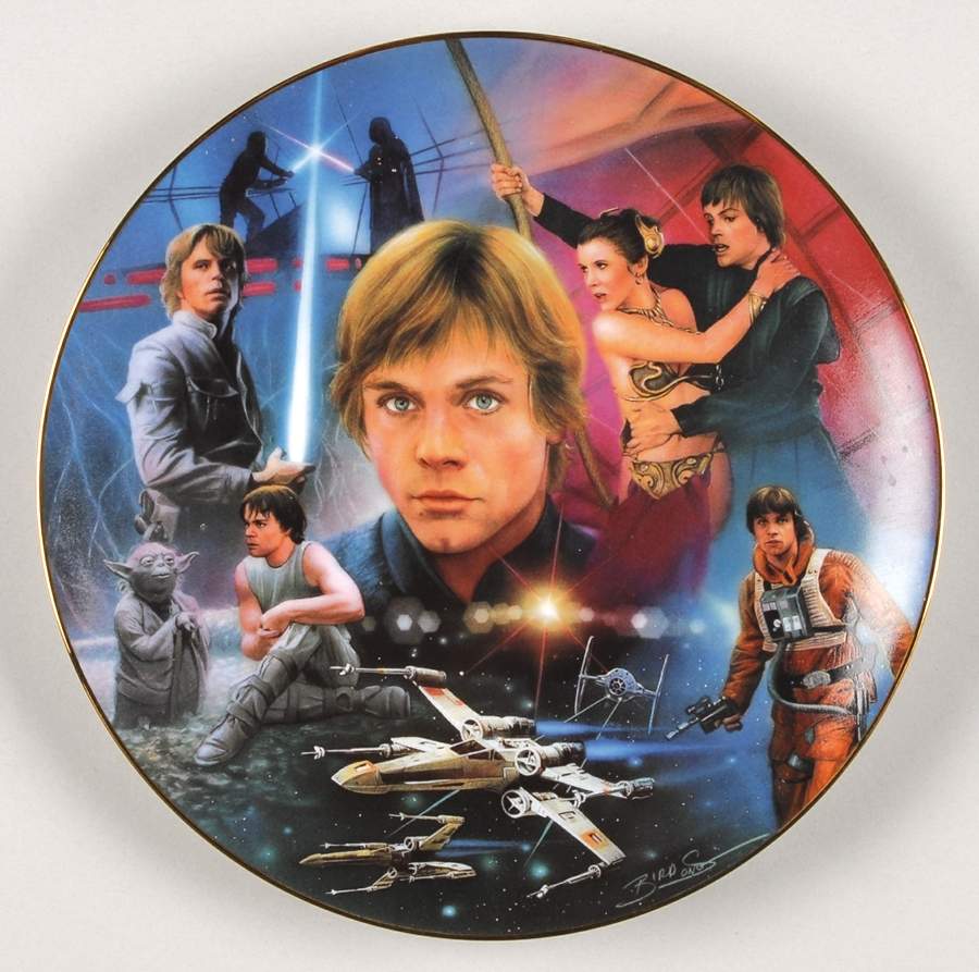 Star Wars Heros & Villains Luke Skywalker - No Box by Hamilton Collection-1