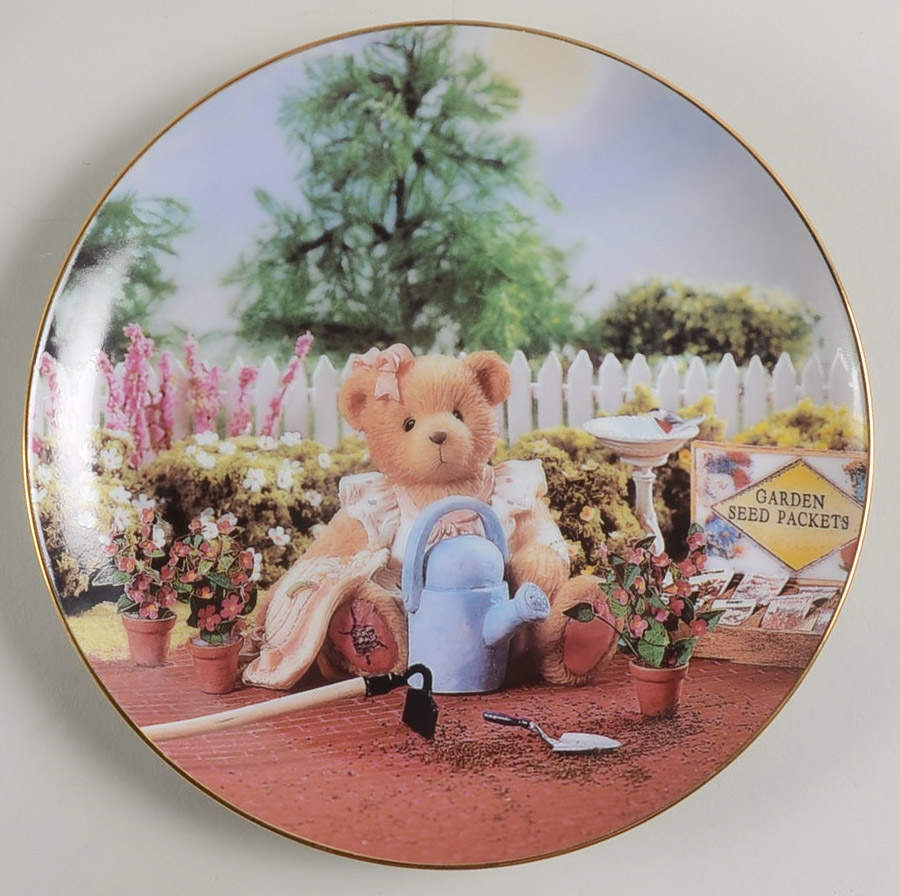 Treasury of Cherished Teddies Planting Seeds Of Friendship - No Box by Hamilton Collection-1