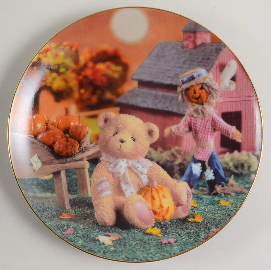 Treasury of Cherished Teddies Holiday Harvest - No Box by Hamilton Collection-1