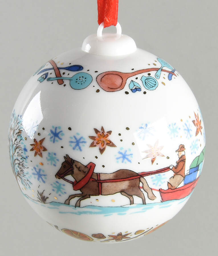 Annual China Christmas Ball Christmas Bakery - Boxed by Hutschenreuther-1