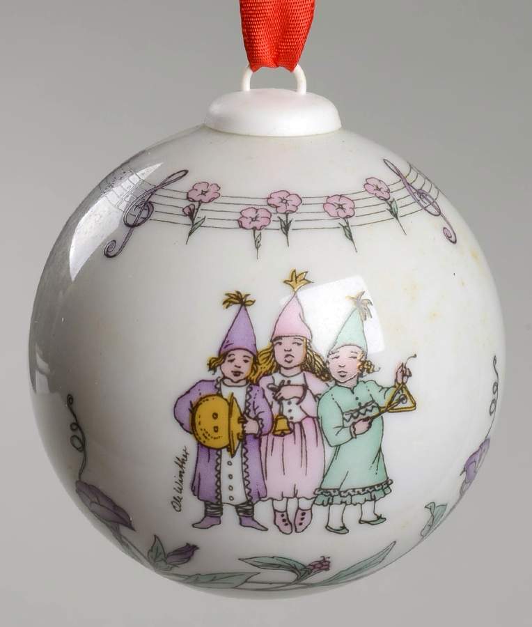 Annual China Christmas Ball Children's Music - No Box by Hutschenreuther-1