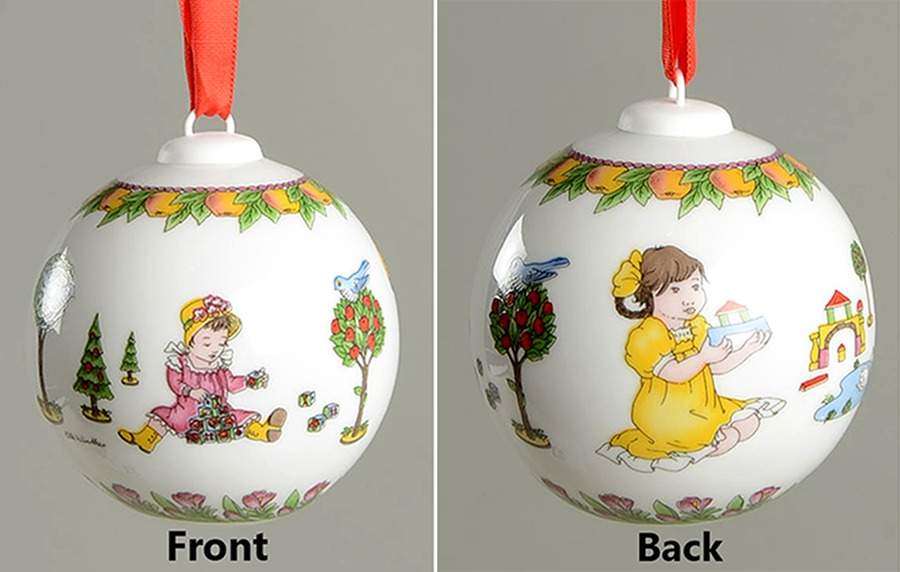 Annual China Christmas Ball Building Blocks - Boxed by Hutschenreuther-1