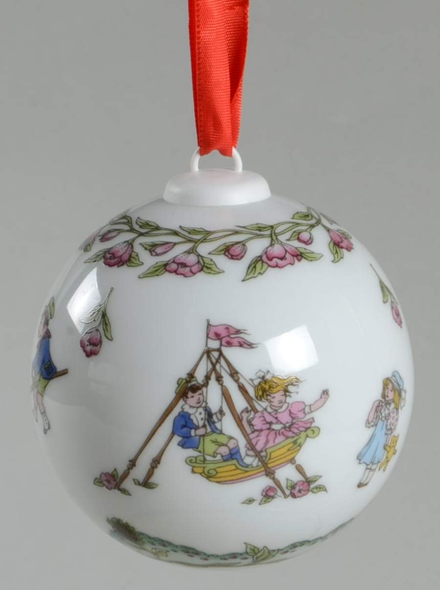 Annual China Christmas Ball Children's Swing - No Box by Hutschenreuther-1