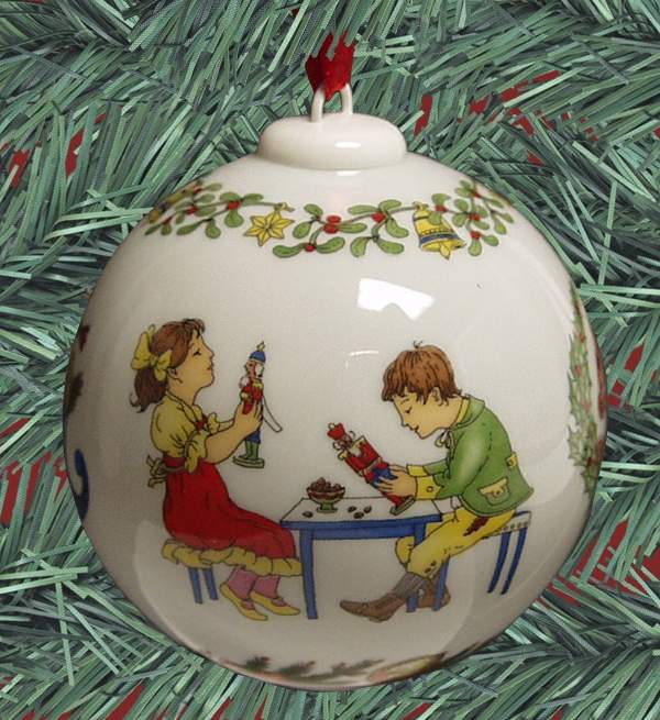 Annual China Christmas Ball Nutcracker - Boxed by Hutschenreuther-1