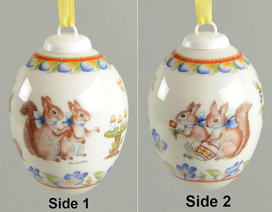 Annual China Spring Egg 2001 Egg - With Box by Hutschenreuther-1