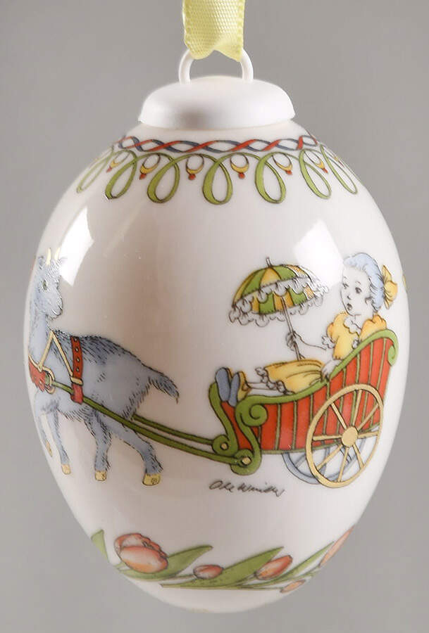 Annual China Spring Egg 1994 Egg - Boxed by Hutschenreuther-1