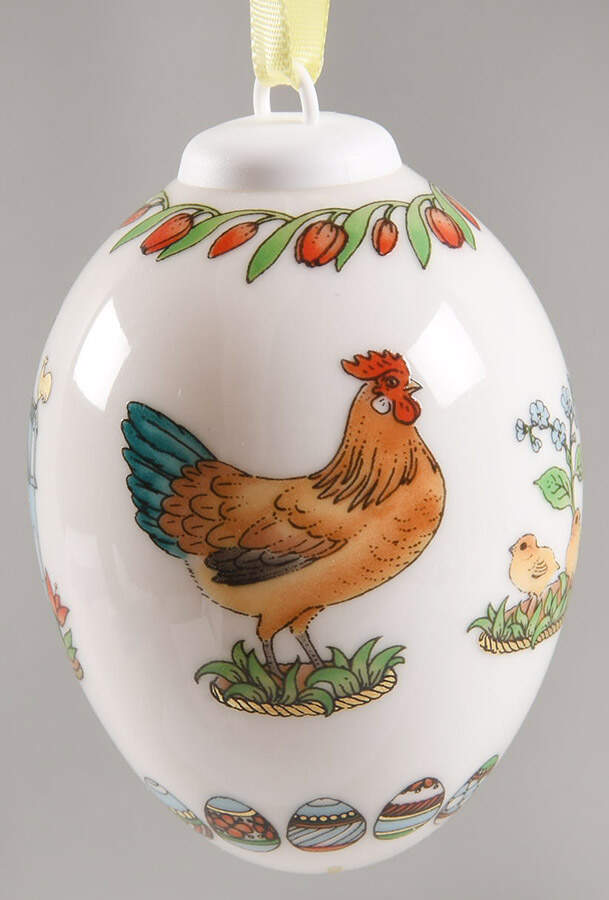 Annual China Spring Egg 1993 Egg - Boxed by Hutschenreuther-1