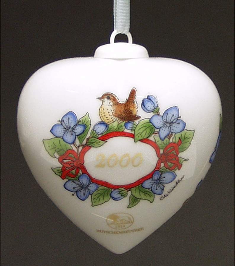 Annual China Spring Heart 2000 Spring Heart - No Box by Hutschenreuther-1