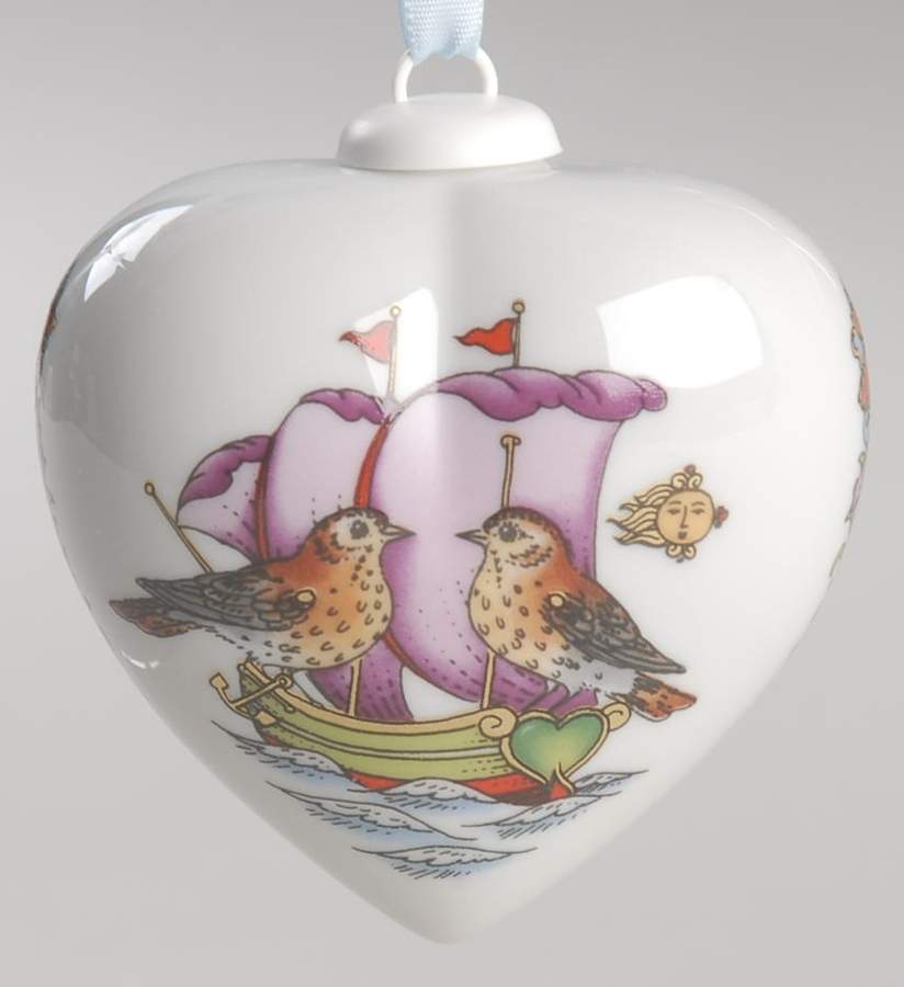Annual China Spring Heart 1995 Spring Heart - No Box by Hutschenreuther-1