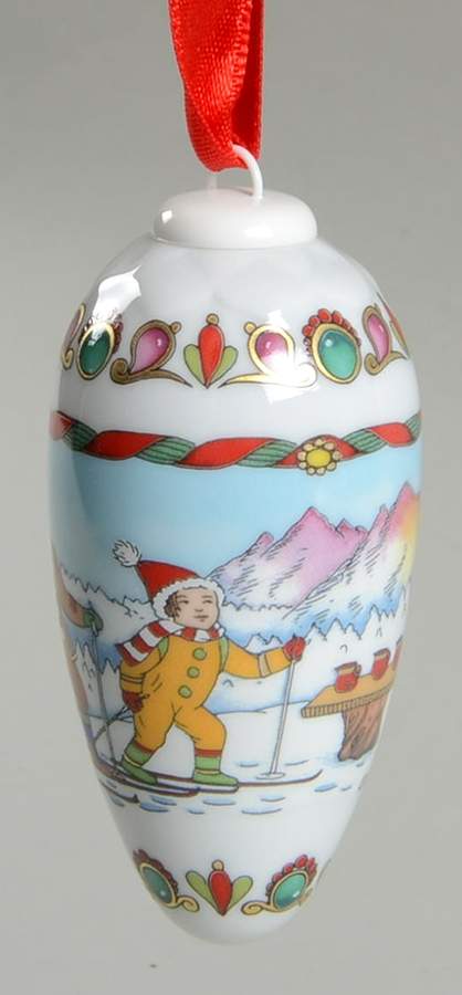 Annual China Pine Cone Ornament Alpine Glow - Boxed by Hutschenreuther-1