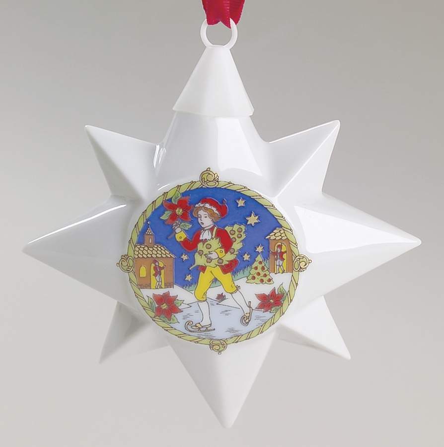 Annual Christmas Star Ice Skater - Boxed by Hutschenreuther-1