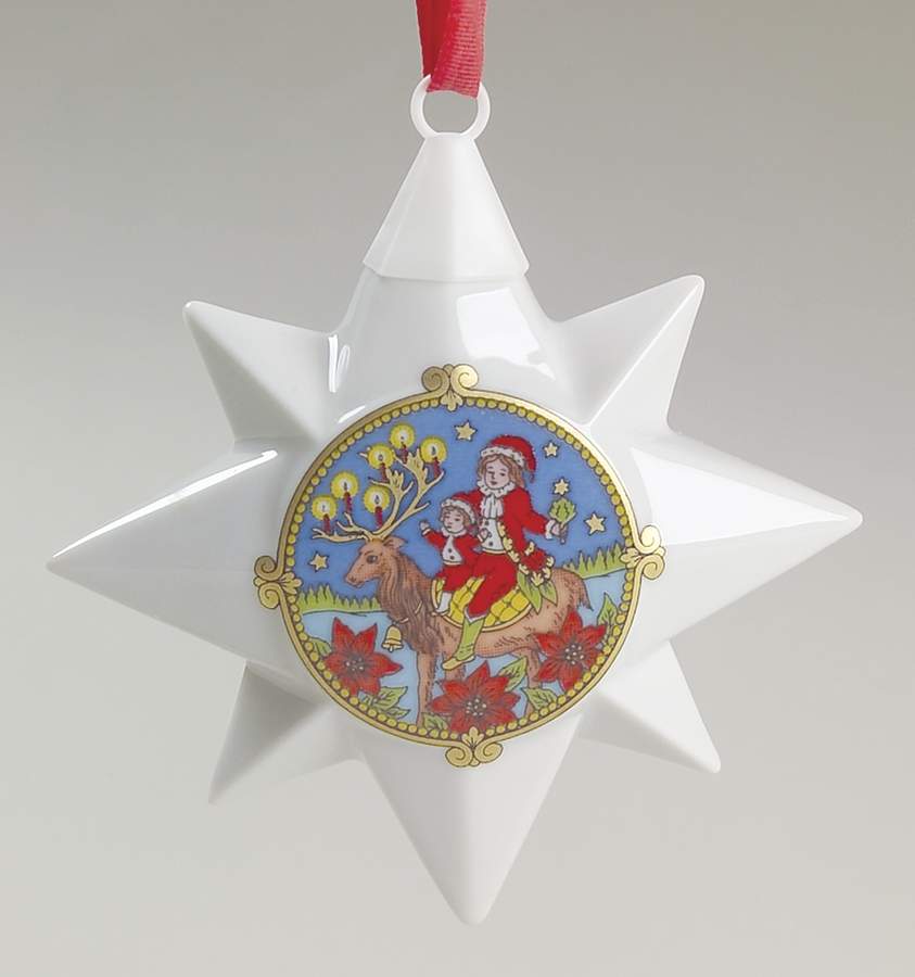 Annual Christmas Star Reindeer - No Box by Hutschenreuther-1
