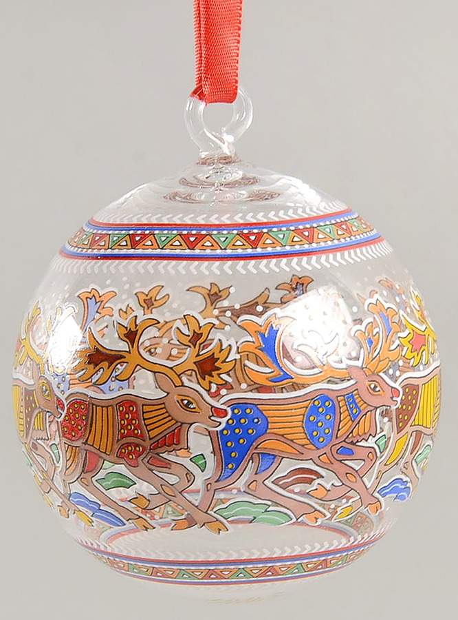 Annual Crystal Christmas Ball Finland - Boxed by Hutschenreuther-1