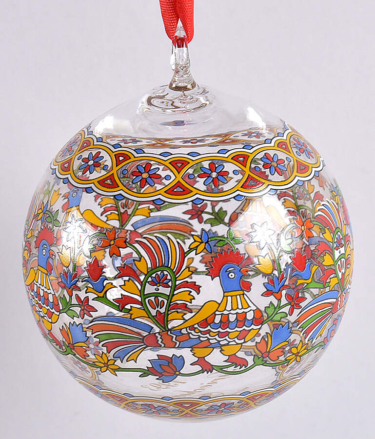 Annual Crystal Christmas Ball Greece - Boxed by Hutschenreuther-1