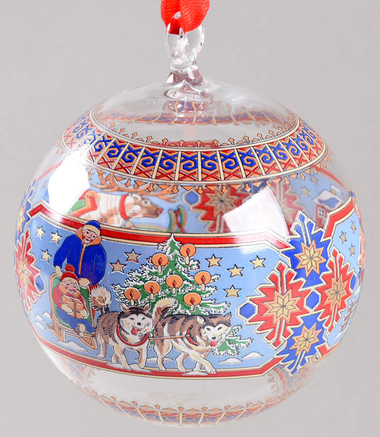 Annual Crystal Christmas Ball Norway - Boxed by Hutschenreuther-1