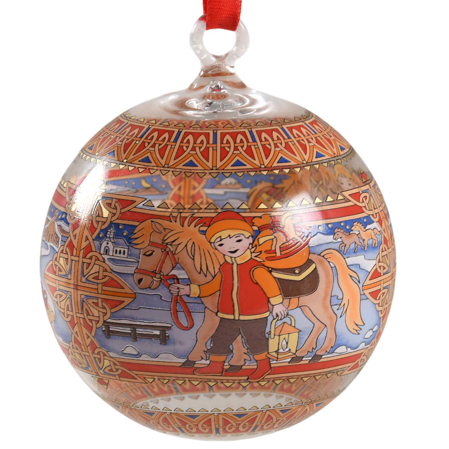Annual Crystal Christmas Ball Ireland - Boxed by Hutschenreuther-1