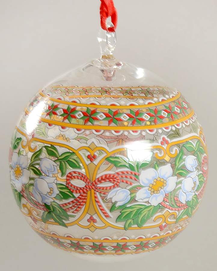 Annual Crystal Christmas Ball Denmark - Boxed by Hutschenreuther-1