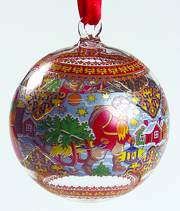 Annual Crystal Christmas Ball Russia - Boxed by Hutschenreuther-1