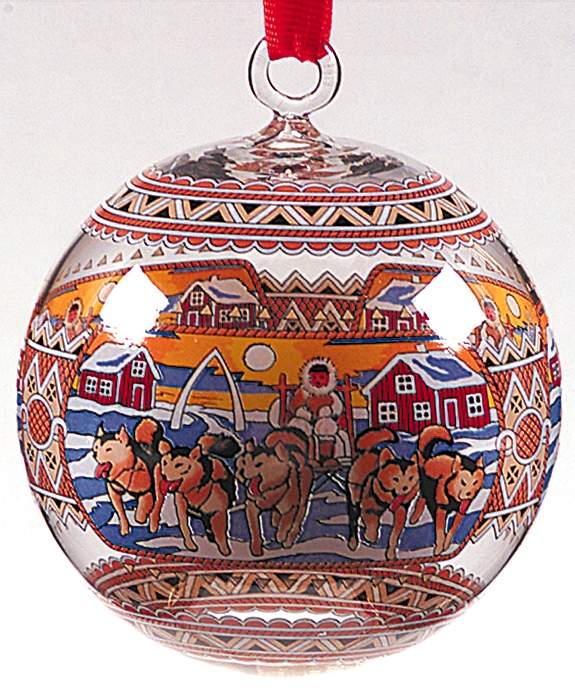 Annual Crystal Christmas Ball Greenland - Boxed by Hutschenreuther-1