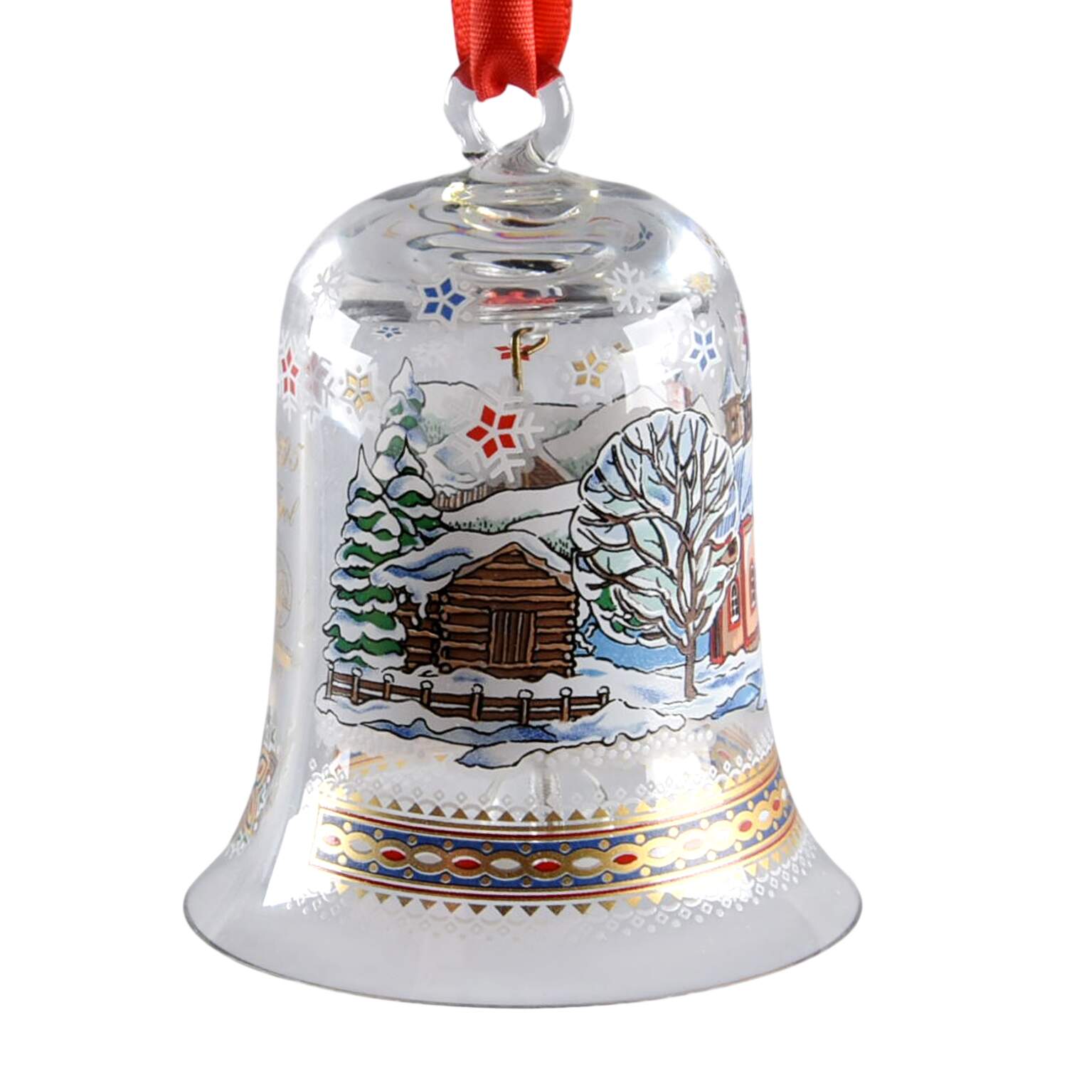 Annual Crystal Christmas Bell Tyrol - Boxed by Hutschenreuther-1