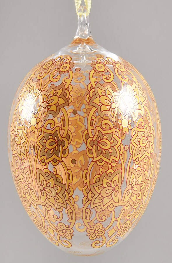 Annual Crystal Spring Egg 1994 Spring Egg - Boxed by Hutschenreuther-1