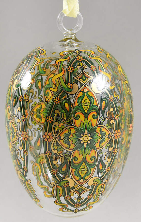 Annual Crystal Spring Egg 2002 Spring Egg - No Box by Hutschenreuther-1