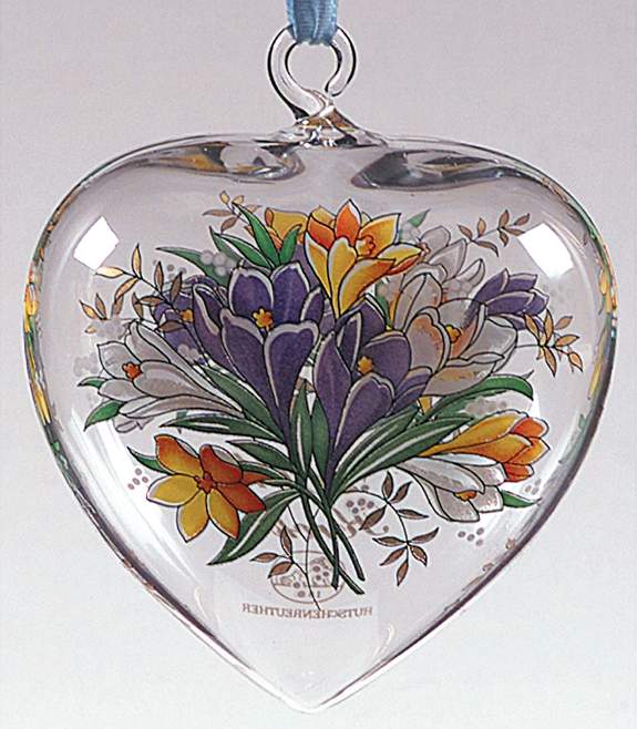 Annual Crystal Spring Heart 2001 Spring Heart - No Box by Hutschenreuther-1