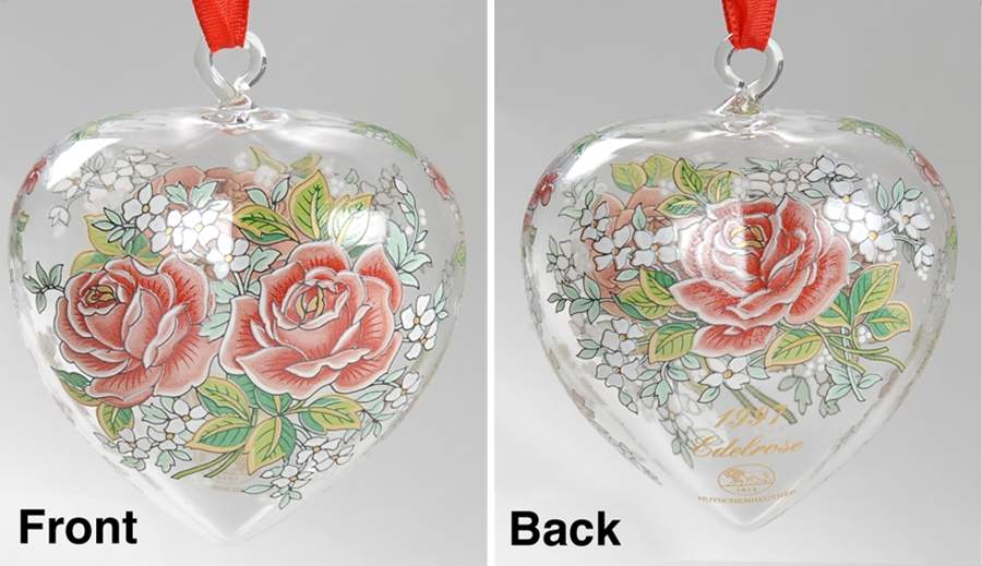 Annual Crystal Spring Heart 1997 Spring Heart - No Box by Hutschenreuther-1