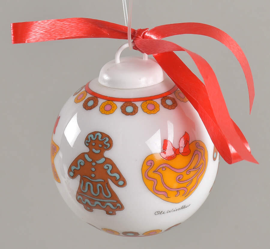 Miniature Ball Ornaments Gingerbread - Boxed by Hutschenreuther-1