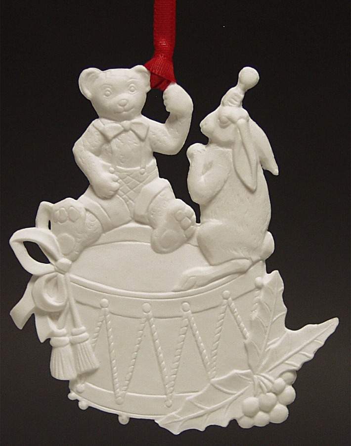 White Christmas Drum - Boxed by Hutschenreuther-1