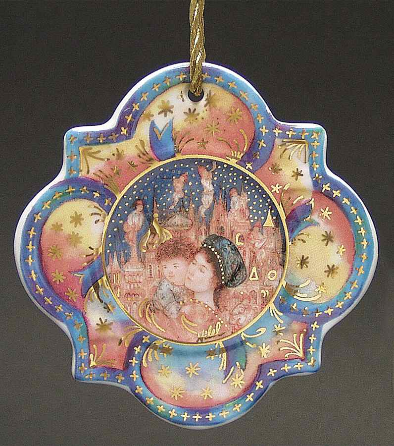 Edna Hibel Holiday Ornaments Holiday Joy - No Box by Hibel-1