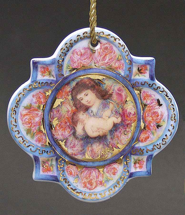Edna Hibel Holiday Ornaments The Christmas Rose - Boxed by Hibel-1