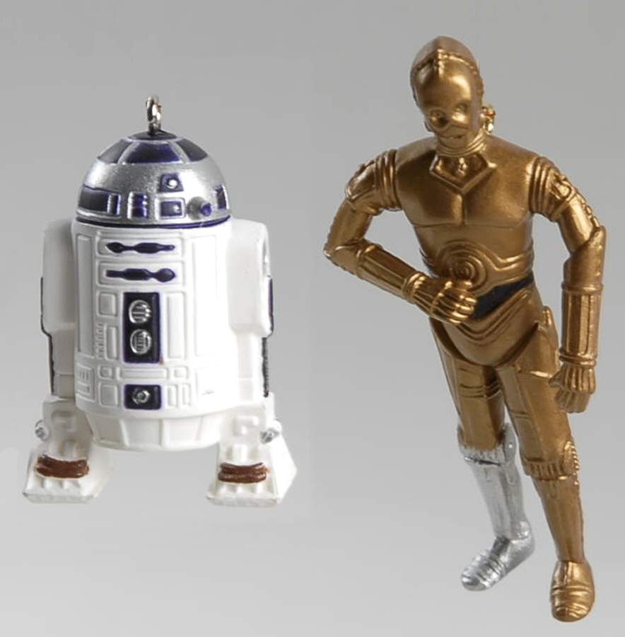 Star Wars-General 1997-C-390 & R2-D2 Miniature - No Box by Hallmark Gold Crown-1