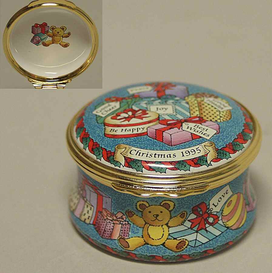 Halcyon Days Christmas Box 1995-25th Anniversary - Boxed by Halcyon Days-1