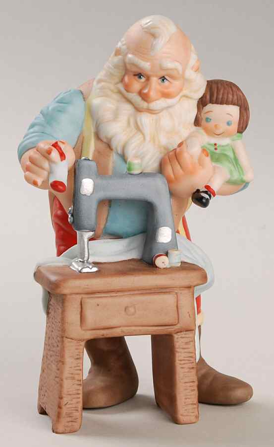 The Toymaker-Santa Claus Stitched With Love - Boxed by Hallmark Gold Crown-1