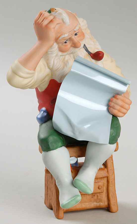 The Toymaker-Santa Claus Blueprint For Christmas - Boxed by Hallmark Gold Crown-1