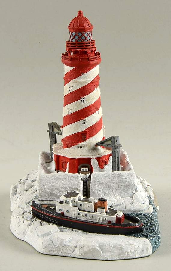 Christmas Lighthouse White Shoal, Mi - No Box by Harbour Lights-1